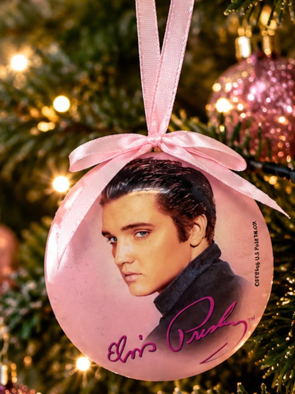 Elvis Presley Ornament Collectible - Designer Christmas Ornament